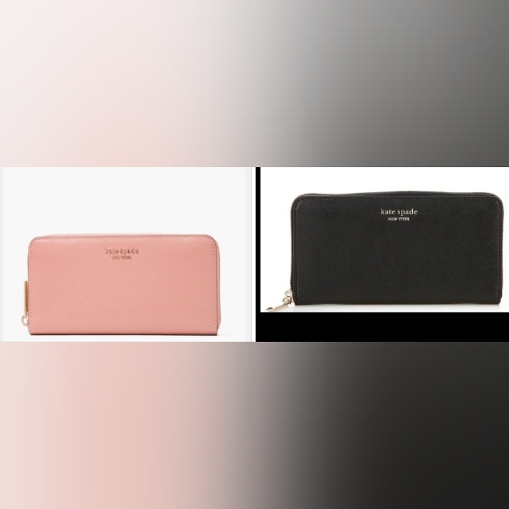Auth KATE SPADE Spencer Zip-around Continental Wallet BNWT Price is for 1 not 2